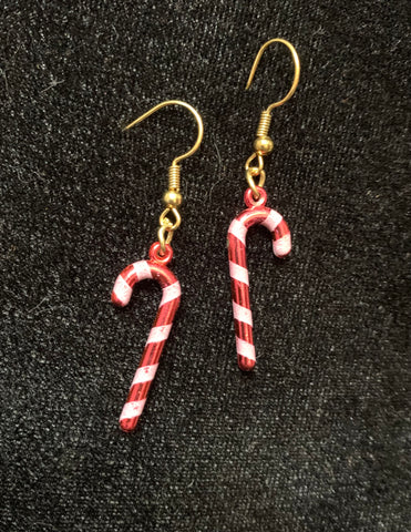 Mini Candy Cane Earrings